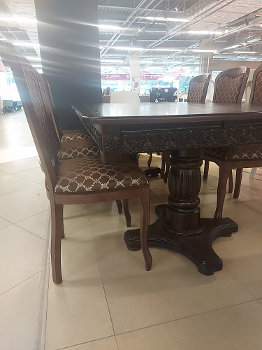 Стол Морнит 220(320)х110 орех темный / орех из шоурума 2